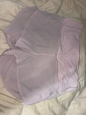 lululemon athletica Light Pink High-Waist Athletic Shorts